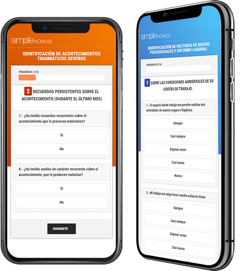 cuestionarios nom035